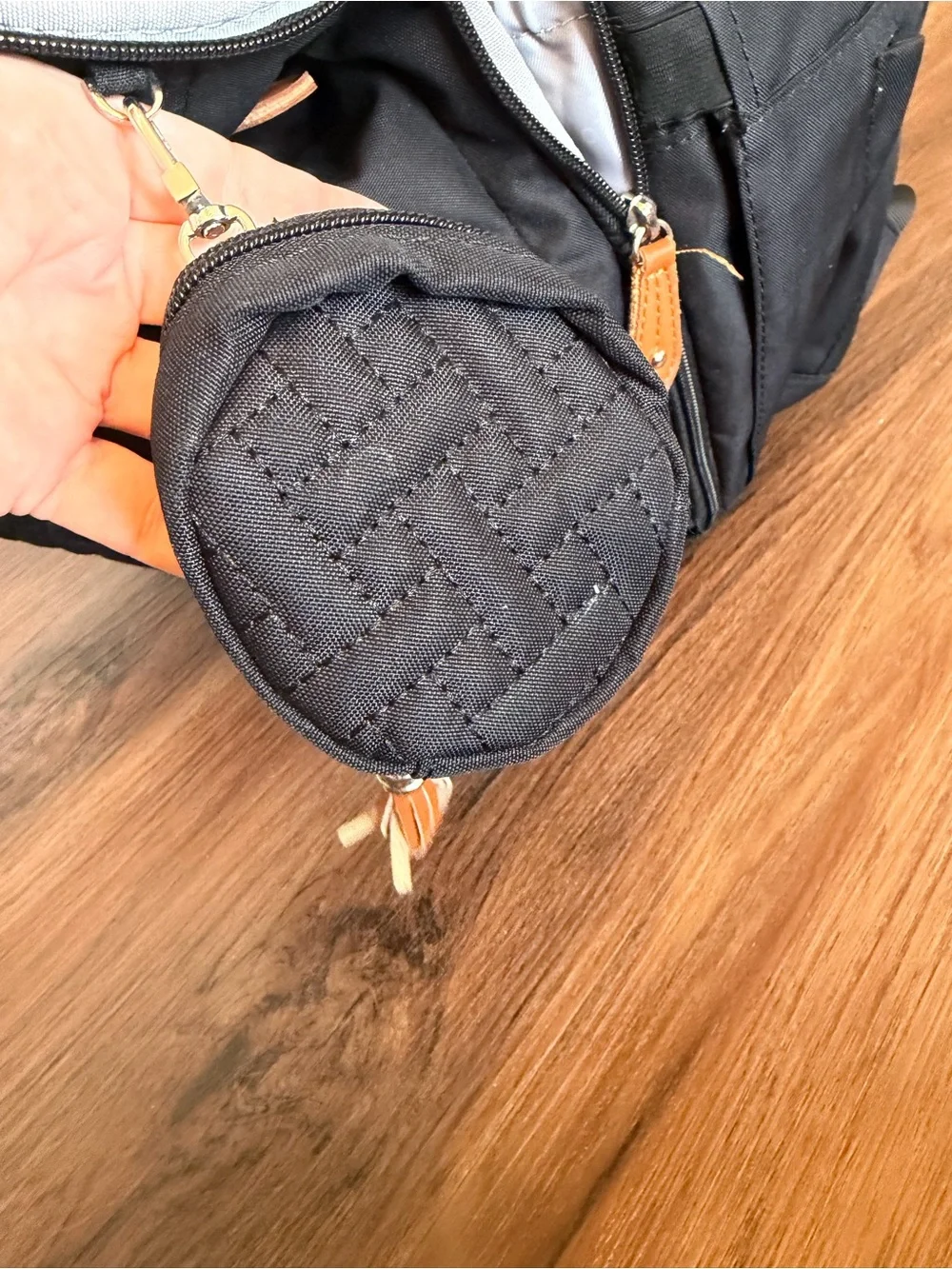 Babbleroo Black Baby Diaper Backpack Bag - Stylish Organizer